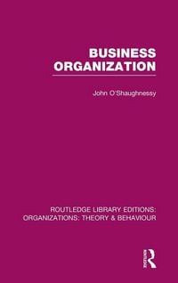 Produktbild: Business Organization (RLE