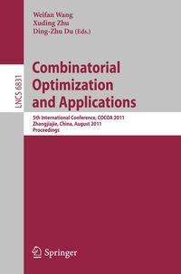 Produktbild: Combinatorial Optimization and Applications