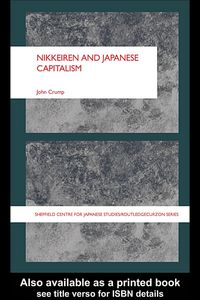 Produktbild: Nikkeiren and Japanese Capitalism