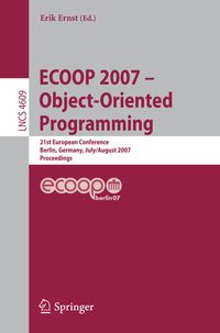 Bild vom Artikel ECOOP - Object-Oriented Programming vom Autor Erik Ernst