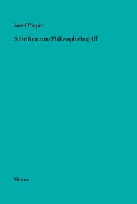Produktbild: Schriften zum Philosophiebegriff