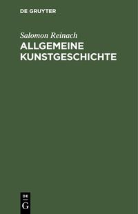 Produktbild: Allgemeine Kunstgeschichte
