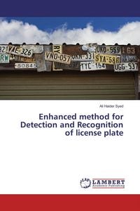 Produktbild: Enhanced method for Detection and Recognition of license plate