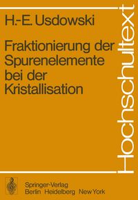 Produktbild: Fraktionierung der Spurenelemente bei der Kristallisation