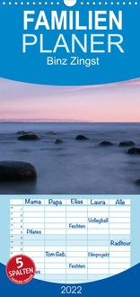 Produktbild: Familienplaner Binz Zingst 2022 (Wandkalender 2022 , 21 cm x 45 cm, hoch)