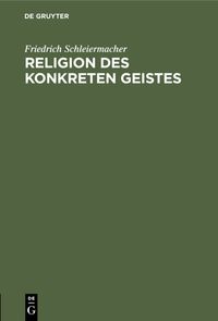 Produktbild: Religion des Konkreten Geistes