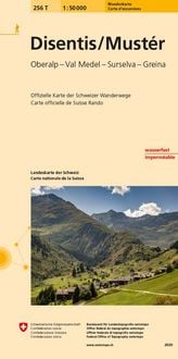 Produktbild: 256T Disentis / Must&eacute;r Wanderkarte