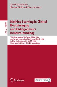 Produktbild: Machine Learning in Clinical Neuroimaging and Radiogenomics in Neuro-oncology
