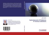 Produktbild: Hydrodynamic Of Spheres In Various Solutions