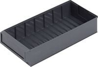 Produktbild: Alutec 66030 Sichtlagerkasten (L x B x H) 400 x 183 x 81mm Dunkelgrau 1St.