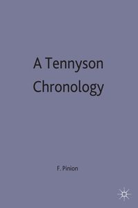 Produktbild: A Tennyson Chronology