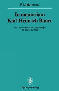 Produktbild: In memoriam Karl Heinrich Bauer