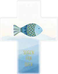 Produktbild: Porzellankreuz - Segen f&uuml;r dich