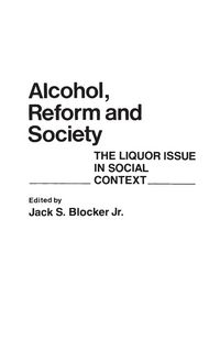 Produktbild: Alcohol, Reform and Society