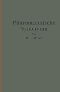 Produktbild: Pharmazeutische Synonyma
