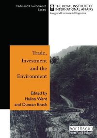 Produktbild: Ward, H: Trade Investment and the Environment