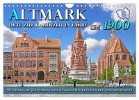 Produktbild: Altmark um 1900 - Orte zur Kaiserzeit in Farbe &ndash; kolorierte Fotografien (Wandkalender 2027 DIN A4 quer), CALVENDO Monatskalender