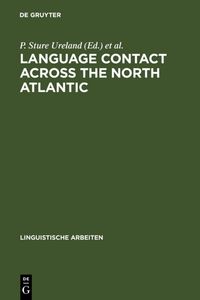 Produktbild: Language Contact across the North Atlantic
