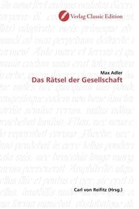 Produktbild: Adler, M: Das R&auml;tsel der Gesellschaft