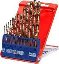 Produktbild: Kwb 421600 HSS-Co Metall-Spiralbohrer-Set 13teilig M35 DIN 338 Zylinderschaft 1St.