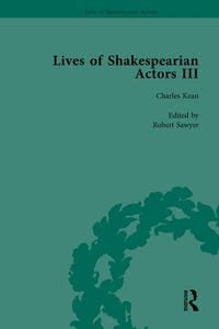 Produktbild: Lives of Shakespearian Actors, Part III, Volume 1
