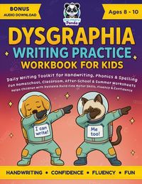 Produktbild: Dysgraphia Writing Practice Workbook for Kids Ages 8-10