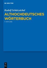Produktbild: Althochdeutsches W&ouml;rterbuch