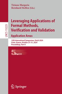 Produktbild: Leveraging Applications of Formal Methods, Verification and Validation. Application Areas