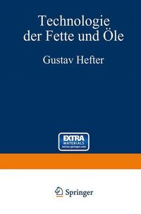 Produktbild: Technologie der Fette und &Ouml;le