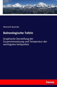 Produktbild: Balneologische Tafeln