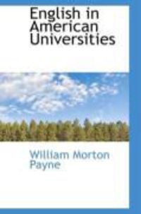 Produktbild: English in American Universities