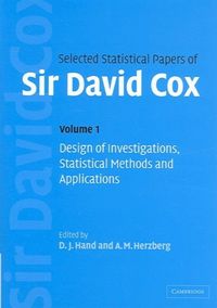 Produktbild: Cox, D: Sel Statistical Papers Of Sir