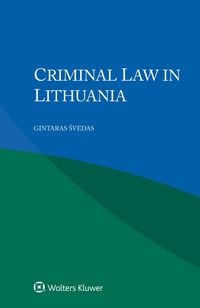 Produktbild: Criminal Law in Lithuania