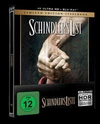 Produktbild: Schindlers Liste - Steelbook (4K-UHD+2 Blu-rays)