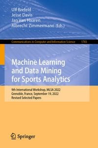 Produktbild: Machine Learning and Data Mining for Sports Analytics