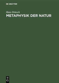 Produktbild: Metaphysik der Natur