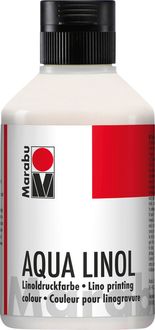 Produktbild: Aqua-Linoldruckfarbe weiss