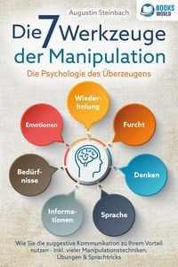 Produktbild: Die 7 Werkzeuge der Manipulation - Die Psychologie des &Uuml;berzeugens: Wie Sie die suggestive Kommunikation zu Ihrem Vorteil nutzen - Inkl. vieler Manipulationstechniken, &Uuml;bungen und Sprachtricks