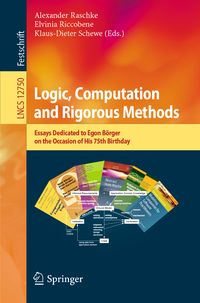 Produktbild: Logic, Computation and Rigorous Methods