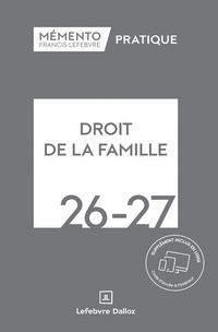 Produktbild: Memento Pratique ; Droit de la Famille (Edition 2026/2027)