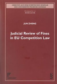 Produktbild: Judicial Review of Fines in EU Competition Law