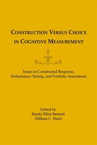 Produktbild: Construction Versus Choice in Cognitive Measurement