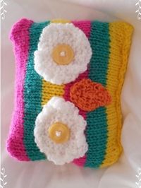 Produktbild: Strickanleitung Eulenschmusekissen