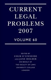 Produktbild: Current Legal Problems 2007: Volume 60