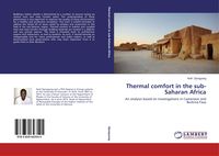 Produktbild: Thermal comfort in the sub-Saharan Africa