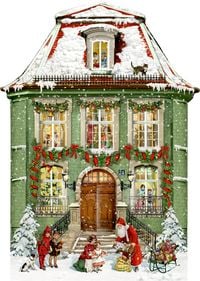 Produktbild: A3-Wand-Adventskalender &ndash; Zauberhaftes Weihnachtshaus