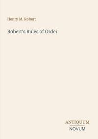 Produktbild: Robert's Rules of Order