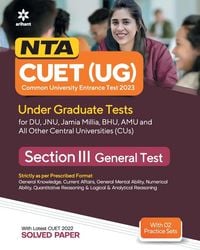Produktbild: NTA CUET UG 2023 Section 3 General Test