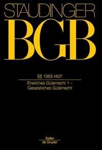 Produktbild: &sect;&sect; 1363-1407