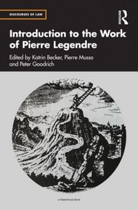 Produktbild: Introduction to the Work of Pierre Legendre